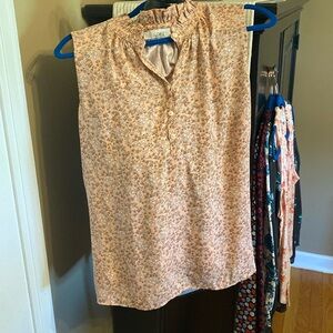 Loft blouse large euc